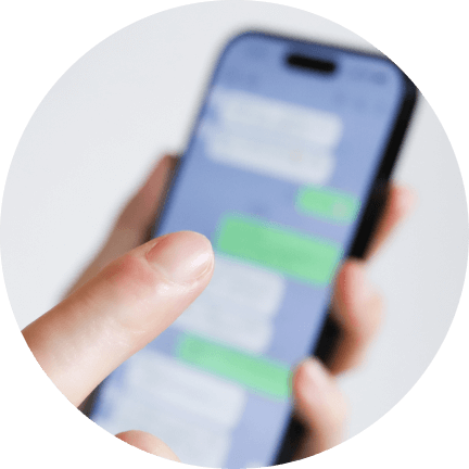 LINEで予約確定連絡を受け取る
